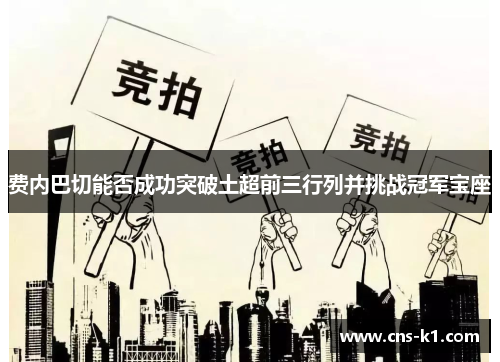 费内巴切能否成功突破土超前三行列并挑战冠军宝座